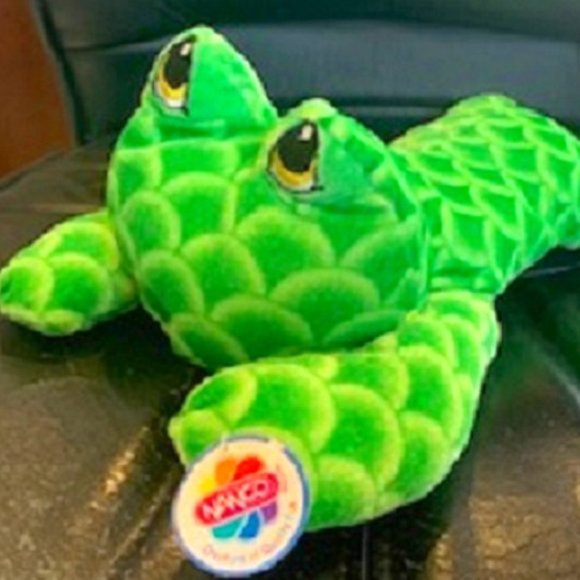 NWT Nanco Soft Plush Green Frog Stuffed Animal Toy 18" - Picture 2 of 7